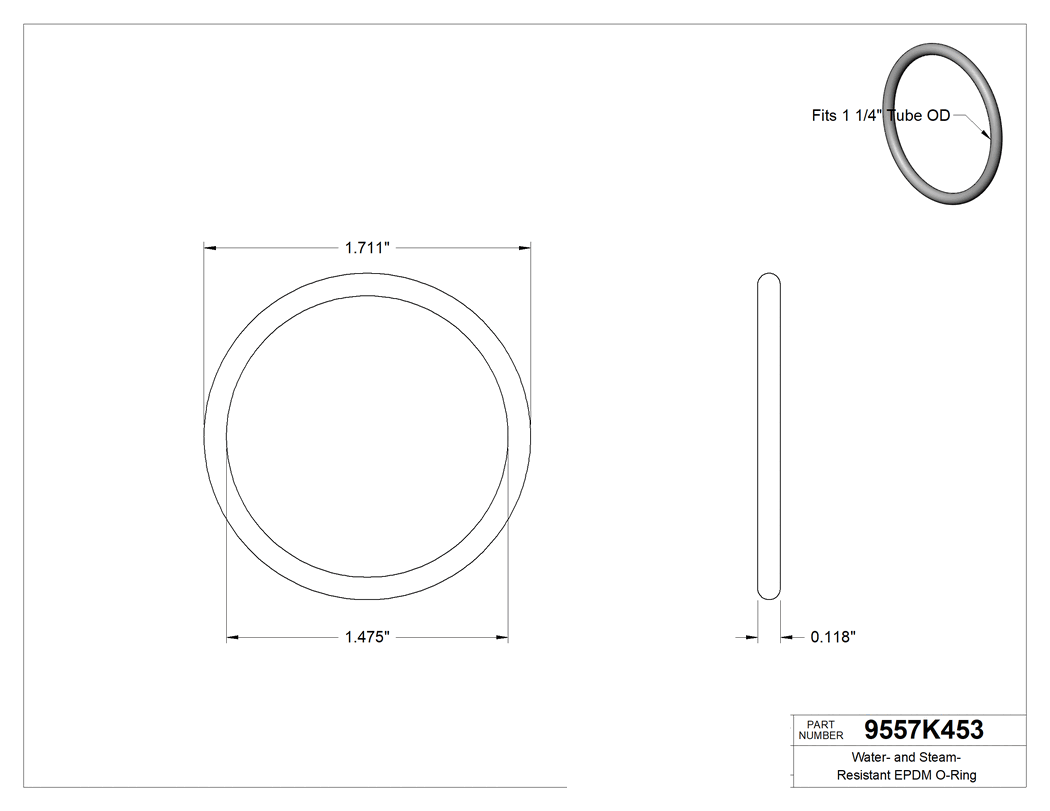 Technical drawing - 9557K453